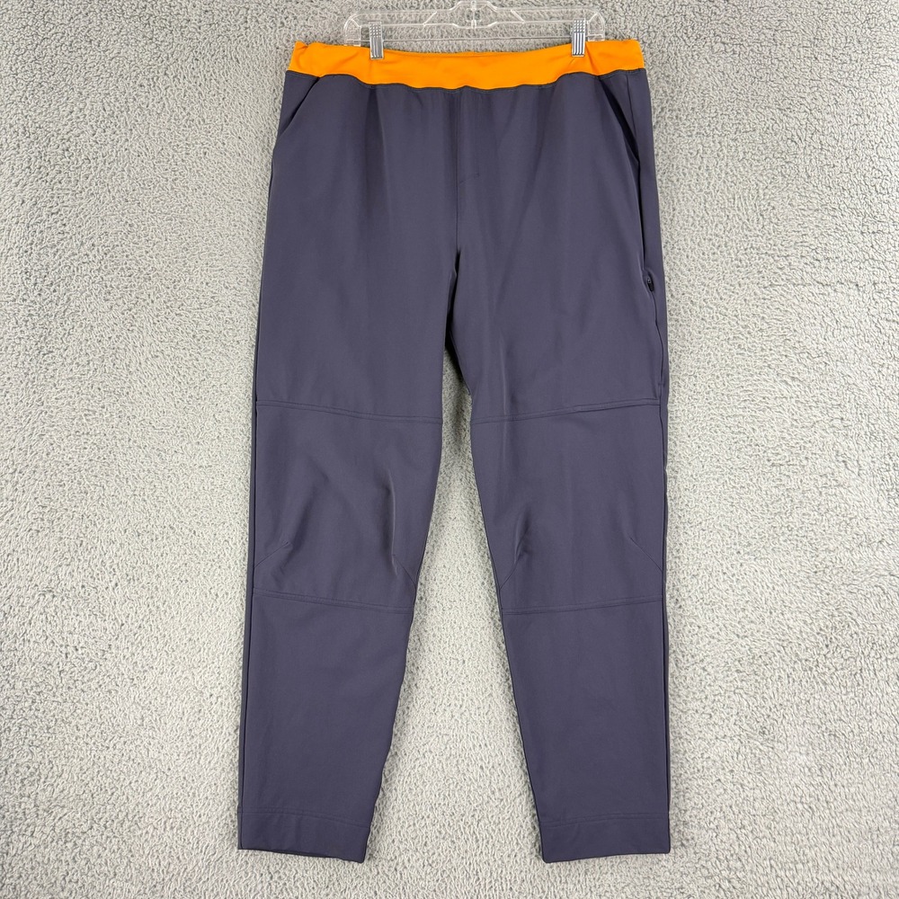 Cotopaxi Hiking Pant Mens XXL Gray Orange Stretch Articulated Knee Outdoor Trail